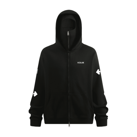 Face Guard Hoodie (Black)