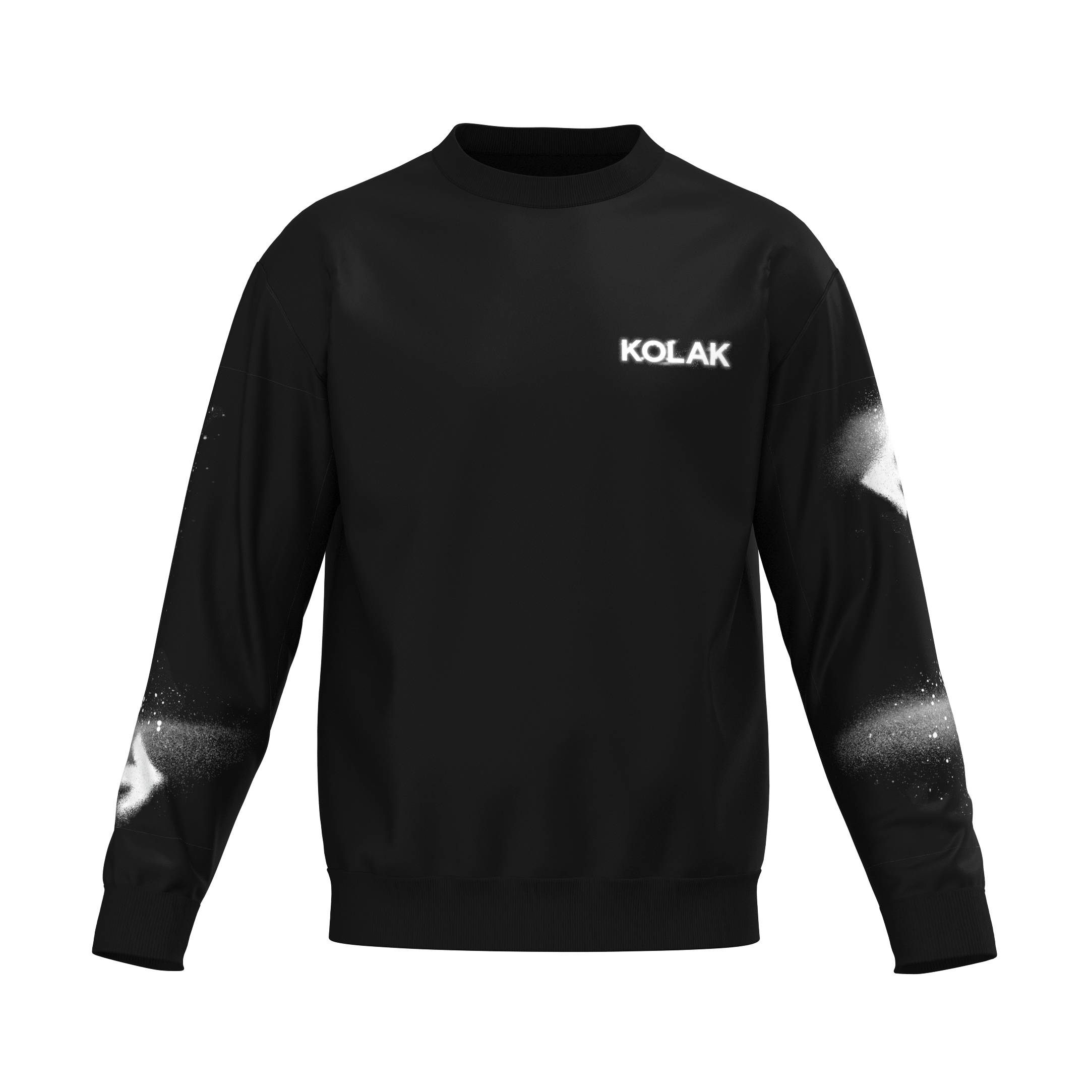 Spray Paint Bianco Maglione Nero