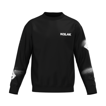 Spray Paint Bianco Maglione Nero