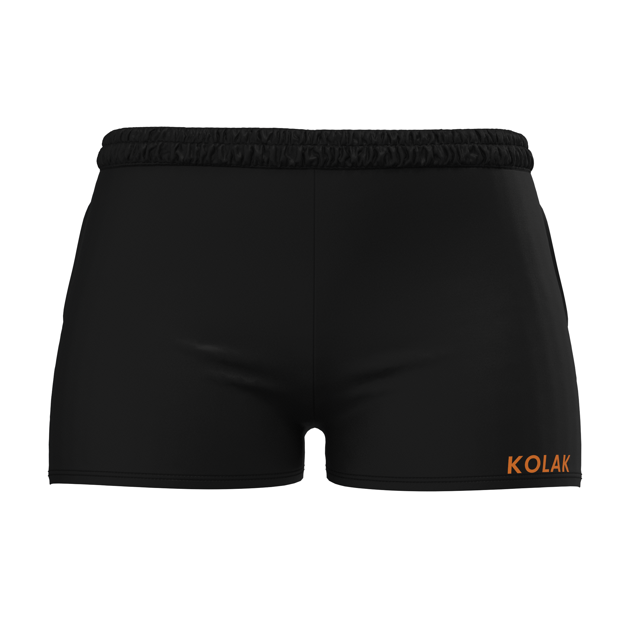 Black Poplin Shorts